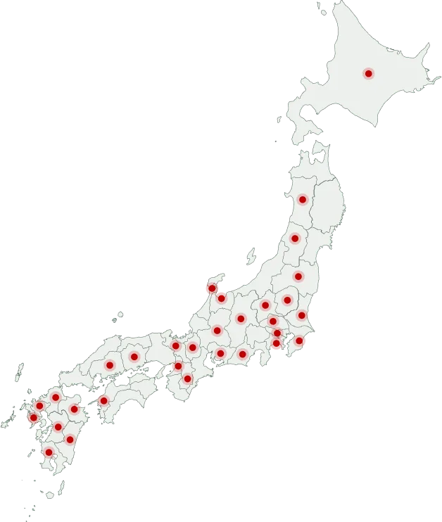 Map of Japan.